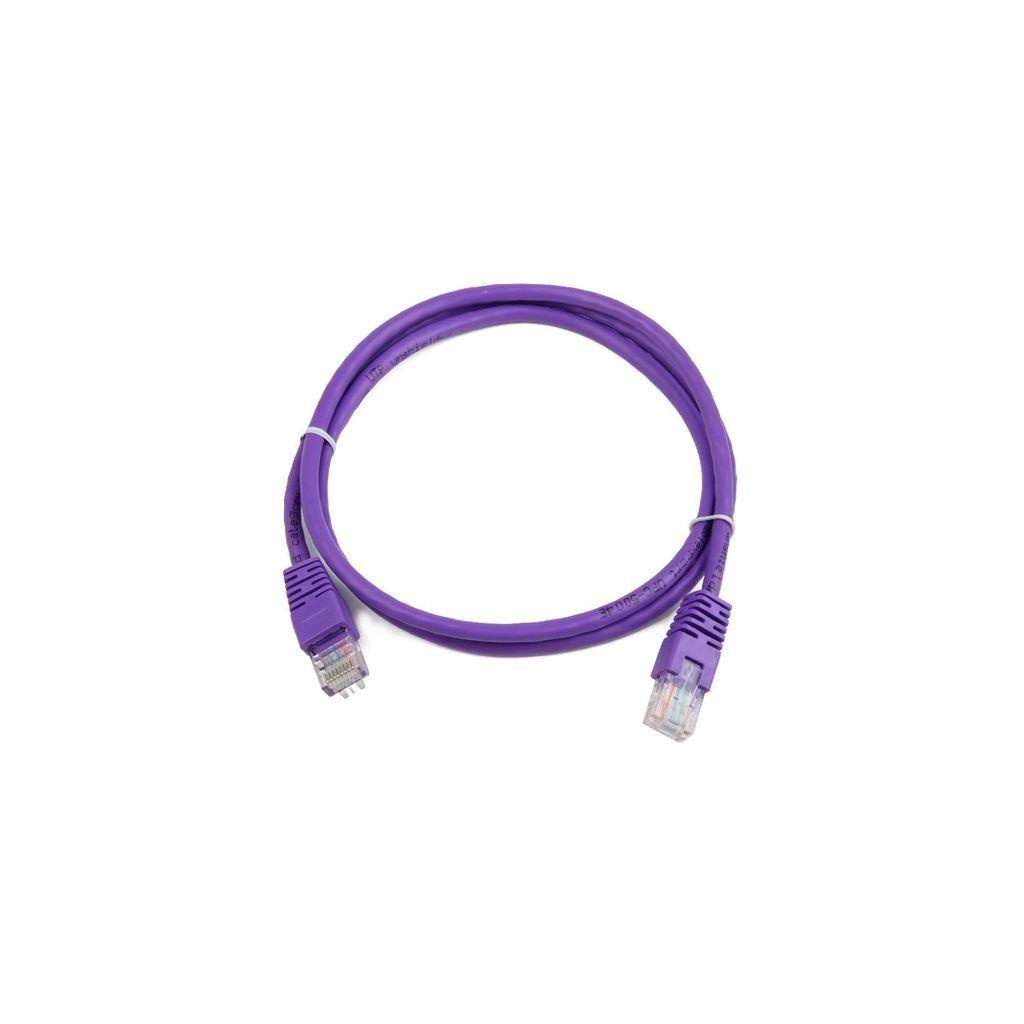 Патч-корд 0.5м, UTP, cat.5e, CCA, violet Cablexpert (PP12-0.5M/V)