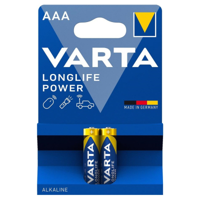 Батарейка Varta LONGLIFE Power Alkaline LR03 * 2 (04903121412)