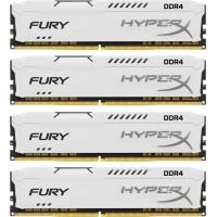 Модуль пам'яті для комп'ютера DDR4 32GB (4x8GB) 2133 MHz HyperX FURY White Kingston Fury (ex.HyperX) (HX421C14FW2K4/32)