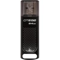 USB флеш накопичувач Kingston 64GB DataTraveler Elite G2 Metal Black USB 3.1 (DTEG2/64GB)