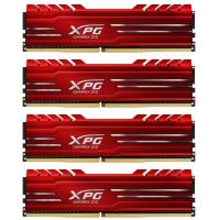 Модуль пам'яті для комп'ютера DDR4 64GB (4x16GB) 3000 MHz XPG GD10-HS Red ADATA (AX4U3000316G16-QRG)