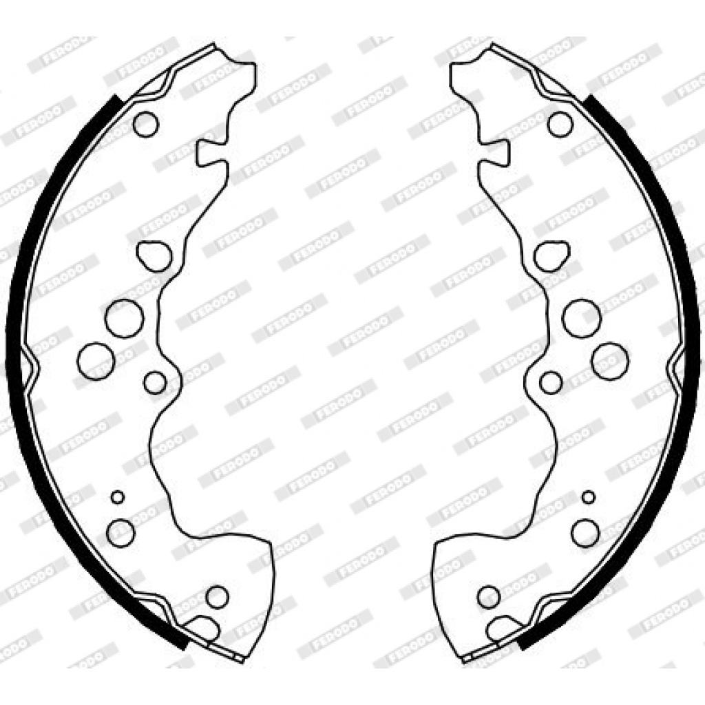 Гальмівні колодки FERODO FSB4115 Гальмівні колодки FERODO FSB4115