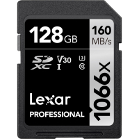 Карта пам'яті Lexar 128GB SDXC class 10 UHS-II V30 U3 1066x (LSD1066128G-BNNNG)