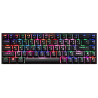 Клавіатура 2E GAMING KG370 RGB 68key Gateron Blue Switch USB Black (2E-KG370UBK-BL)