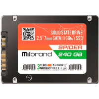 Накопичувач SSD 2.5" 240GB Mibrand (MI2.5SSD/SP240GB)