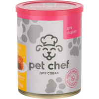 Консерви для собак Pet Chef паштет з куркою для цуценят 360 г (4820255190372)