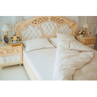Bed linen MirSon Satin Corner Moko White 175x210 - Double (2200001484405)