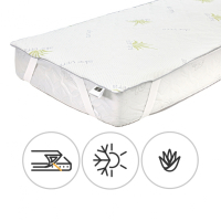 Наматрацник MirSon №1047 Alberto Тенцель (Modal) Seasons Aloe Vera 160х200 см (2200001508224)