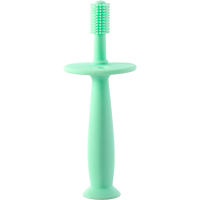 Children's toothbrush Baby Team with a suction cup silicone, menthol (7205)