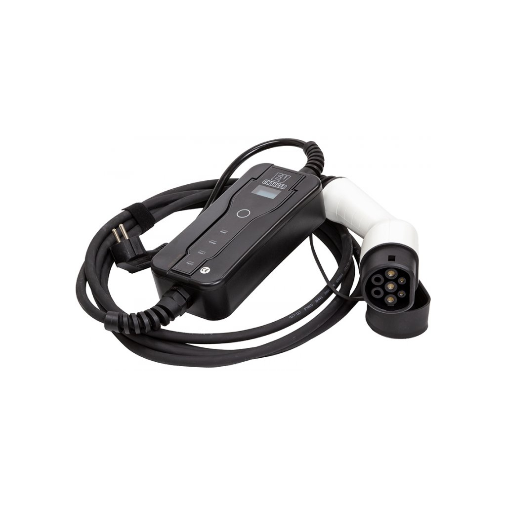 Зарядний пристрій для електромобіля HiSmart Type 2 - Schuko (220V), 16A, 3.6кВт, 1-фазное, 5м (EV200696)