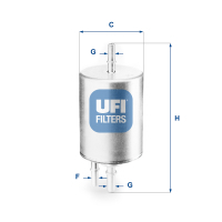 Fuel filter UFI 31.831.00