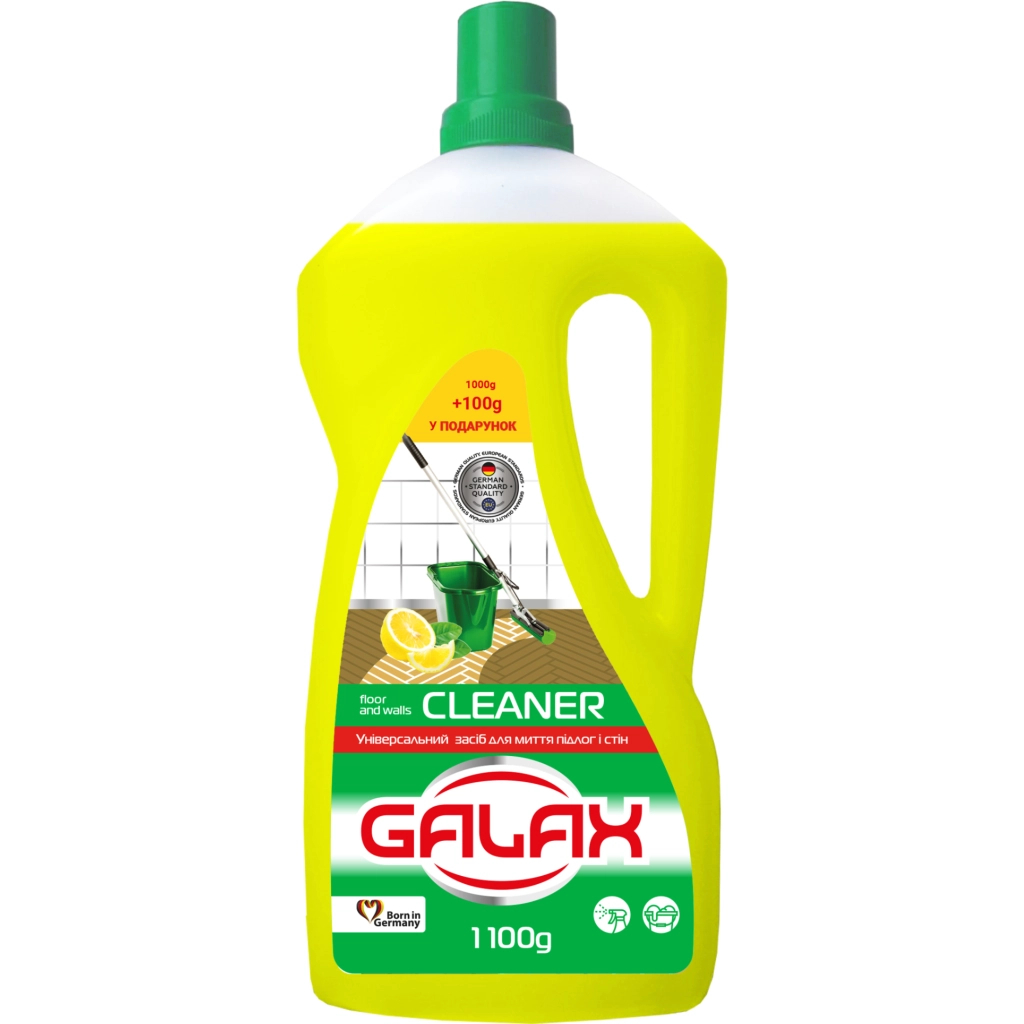 Засіб для миття підлоги Galax das PowerClean Лимон 1.1 кг (4260637724458)