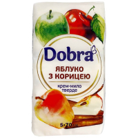 Solid soap Dobra Apple with cinnamon 5 x 70 g (4820195509203)