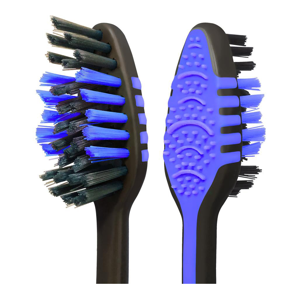 Зубна щітка Colgate Зіг Заг Деревне вугілля середньої жорсткості 3 шт. (8718951305212)