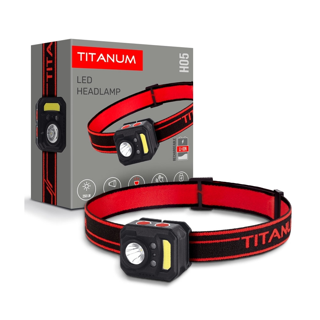 Ліхтар TITANUM 250Lm 6500K (TLF-H05) Ліхтар TITANUM 250Lm 6500K (TLF-H05)