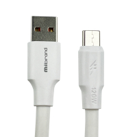 Дата кабель USB 2.0 AM to Type-C 1.0m MI-98 120W White Mibrand (MIDC/98TW)