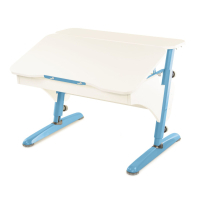 Desk Pondi Ergonomics transformer White-blue (BL111СН)