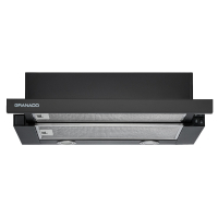 Kitchen hood GRANADO Telde 602-700 black (GCH26211)