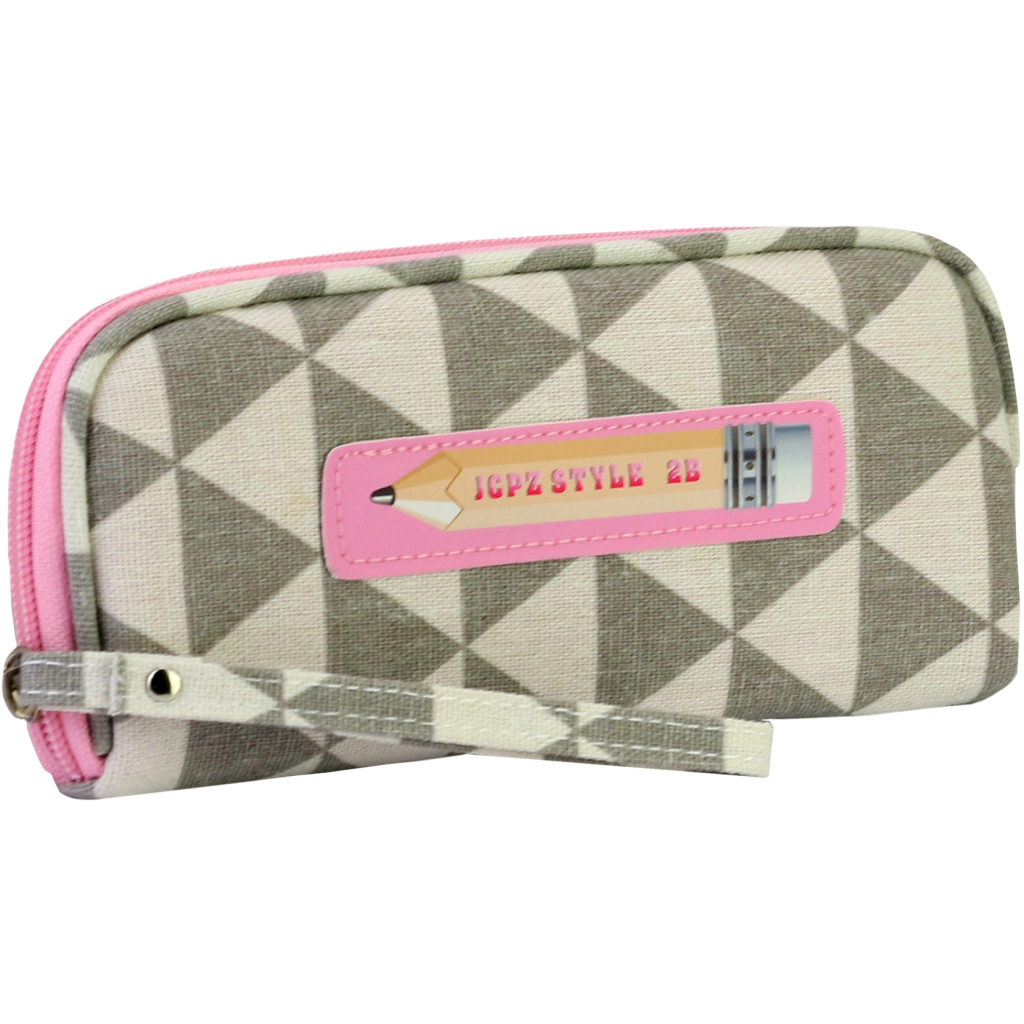 Пенал Cool For School 1 відділення з ремінцем Сірий (J-2621-lt.grey) Пенал Cool For School 1 відділення з ремінцем Сірий (J-2621-lt.grey)