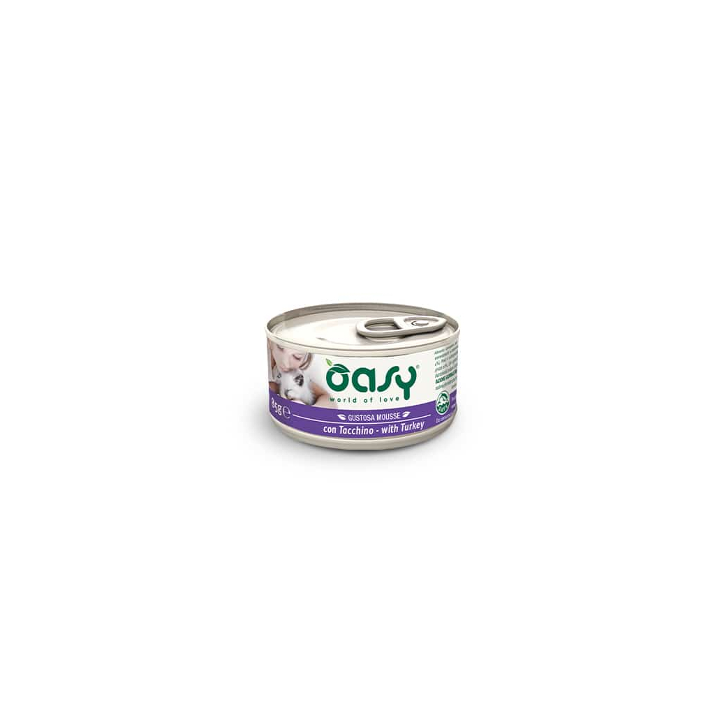 Консерви для котів OASY Індичка 85 г (8053017342870)