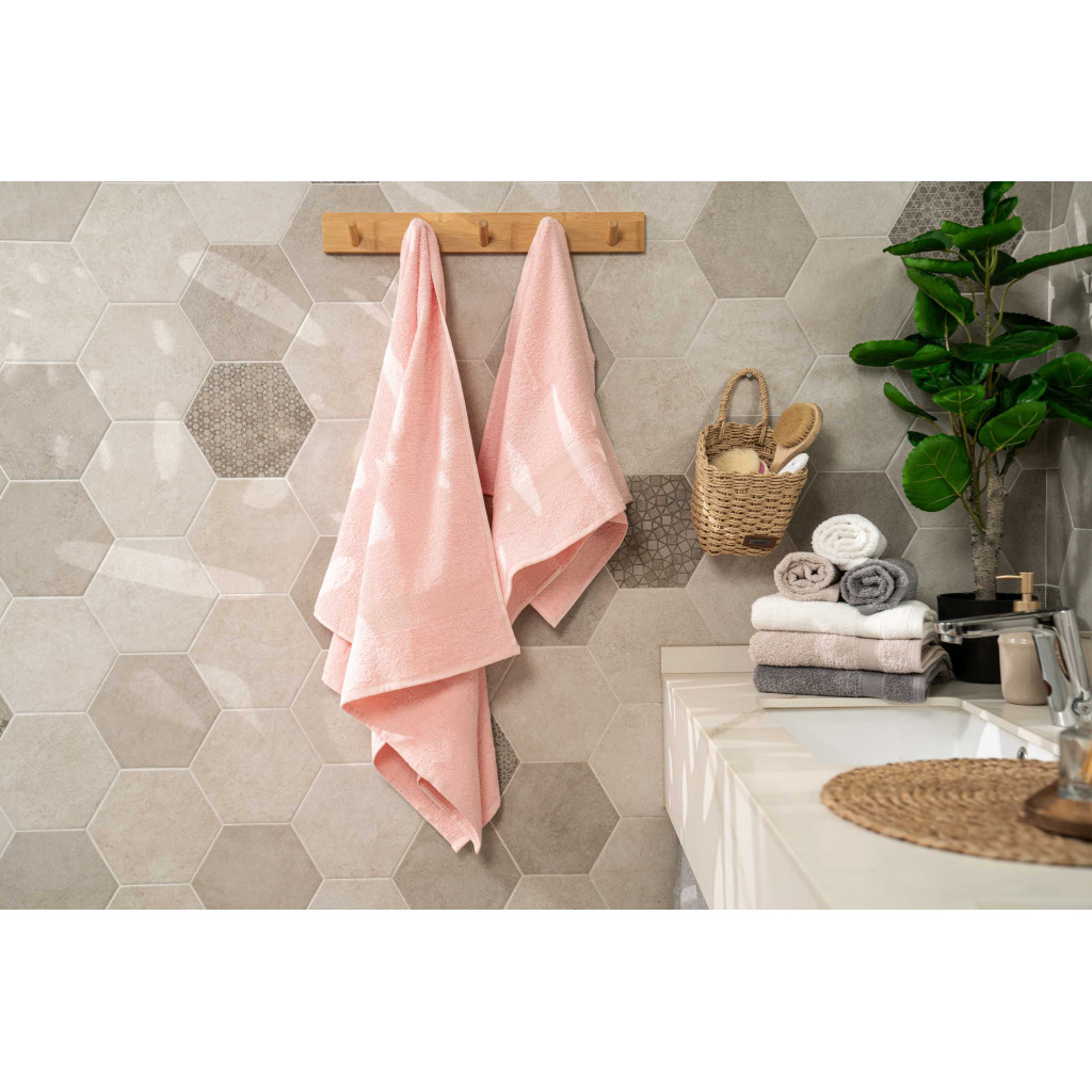 Рушник Ardesto махровий Benefit 100% бавовна рожевий 50х90 см (ART2450SC)