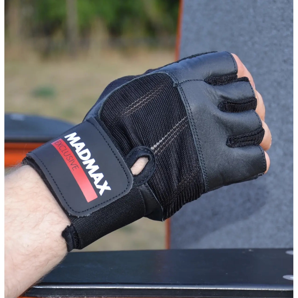 Рукавички для фітнесу MadMax MFG-269 Professional Exclusive Black S (MFG-269-Black_S)