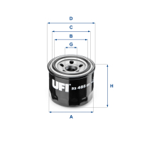 Oil filter UFI 23.485.00
