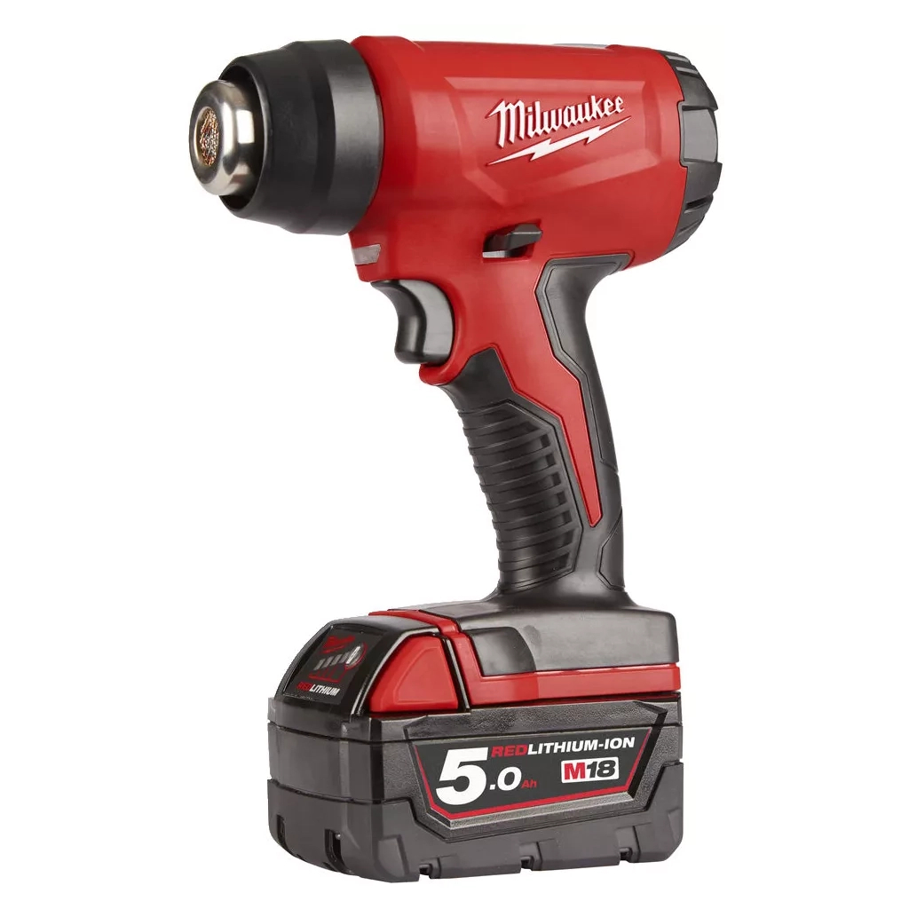 Будівельний фен Milwaukee M18 BHG-502C 2x5Ah, кейс (4933459772)