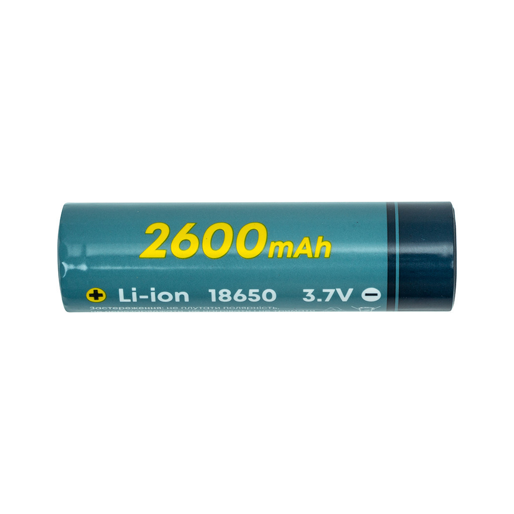 Акумулятор 18650 2600mAh 3.7V 1C PowerPlant (AA620227) Акумулятор 18650 2600mAh 3.7V 1C PowerPlant (AA620227)