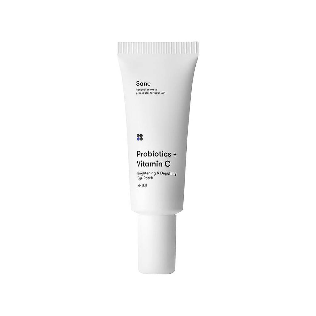 Патчі під очі Sane Probiotics + Vitamin C Brightening & Depuffing Eye Patch Рідкі 10 мл (4820266830076)