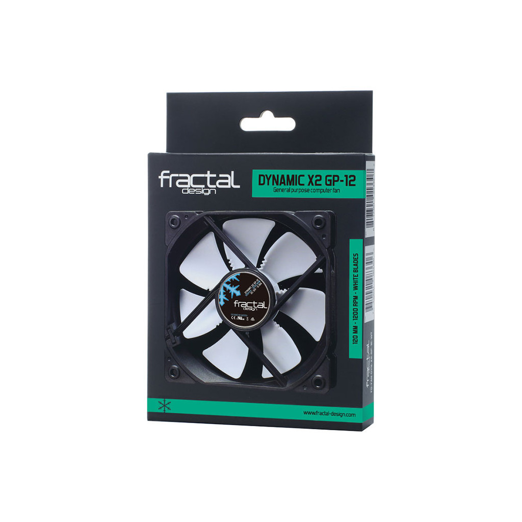 Кулер до корпусу Fractal Design DYNAMIC X2 GP-12 WH (FD-FAN-DYN-X2-GP12-WT)