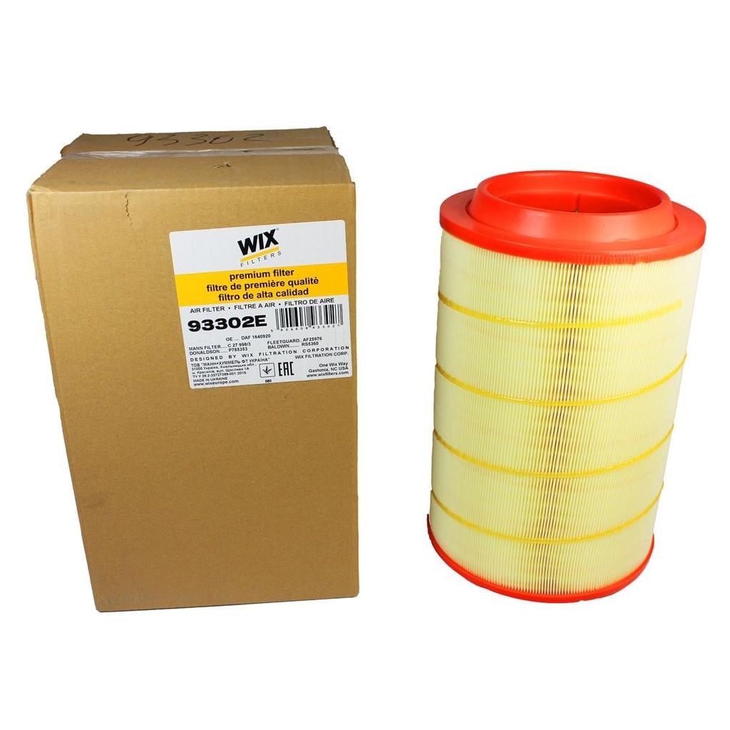 Повітряний фільтр для автомобіля Wixfiltron 93302E Повітряний фільтр для автомобіля Wixfiltron 93302E