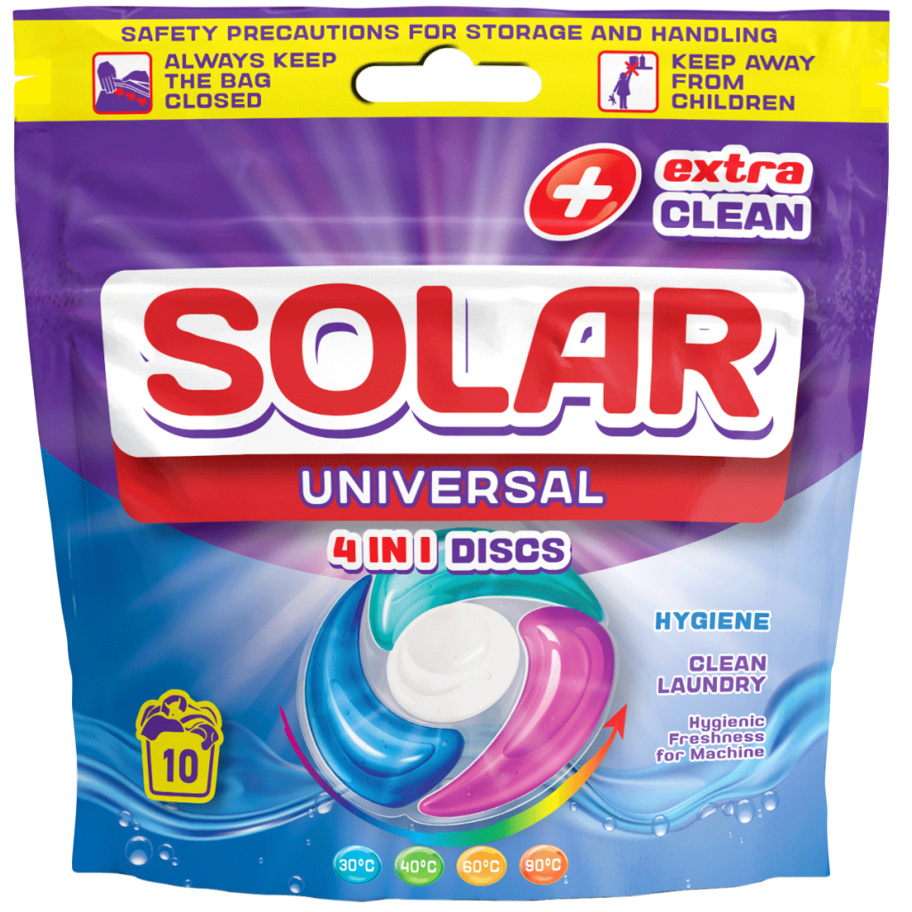 Капсули для прання Solar Household Universal 10 шт. (4820269930223)