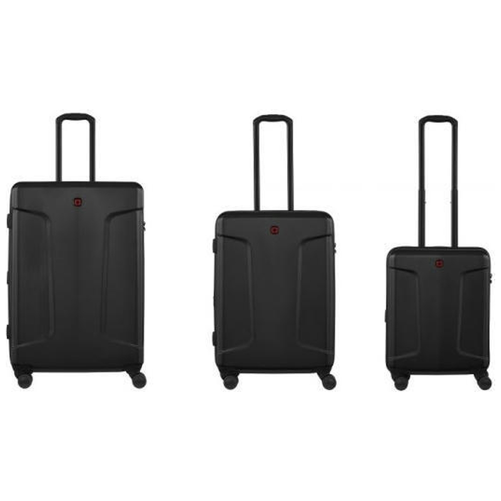 Набір валіз Wenger Legacy 3 в 1 (S,M,L) пластик, 4 колеса, чорний (612530)