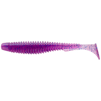 Fishing silicone FishUP U-Shad 3.5" 014 - Violet/Blue (8pcs/pack) (1864.09.50)