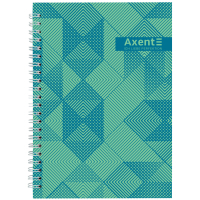Axent spiral notebook A5 96 sheets, cell, hard cover #34 (8032-34-A)