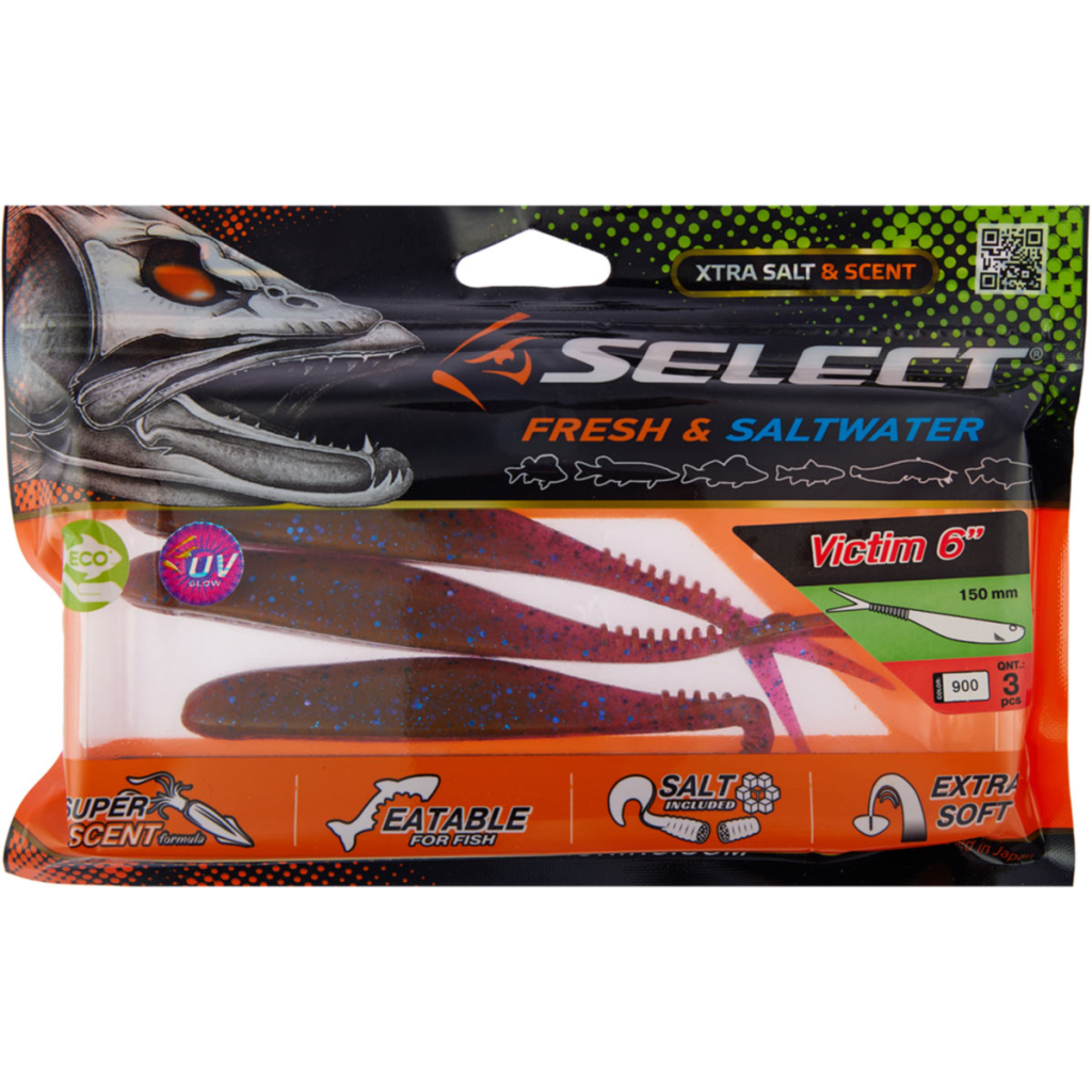 Силікон рибальський Select Victim V-Tail 6" 900 (3 шт/уп) (1870.74.62)