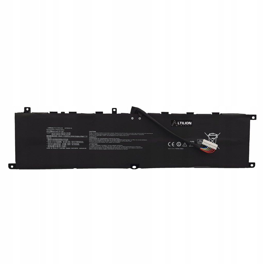 Акумулятор до ноутбука MSI BTY-M57, 65Wh (4280mAh), 4cell, 15.2V, Li-Pol AlSoft (A71050)