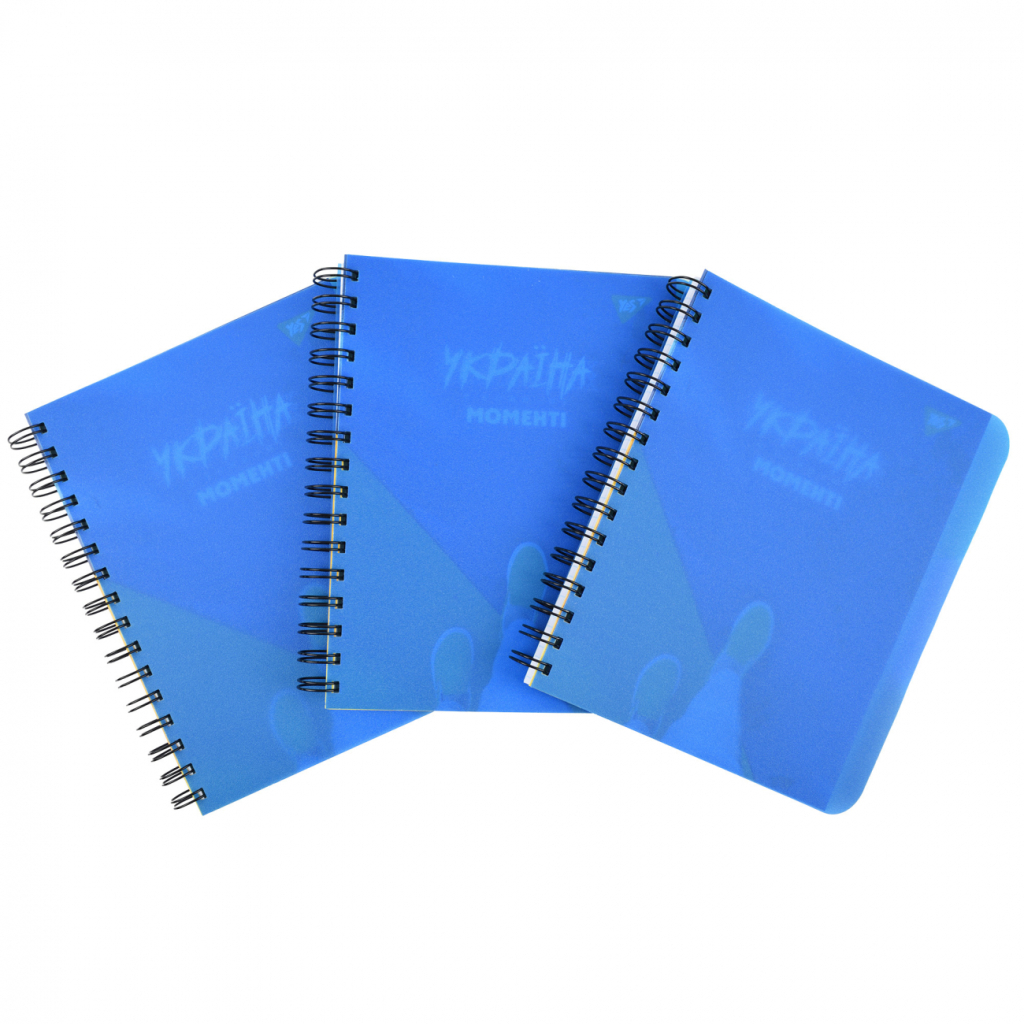 Блокнот Yes А5 Ukraine at every moment 144 аркуша пластикова обкладинка (681966)