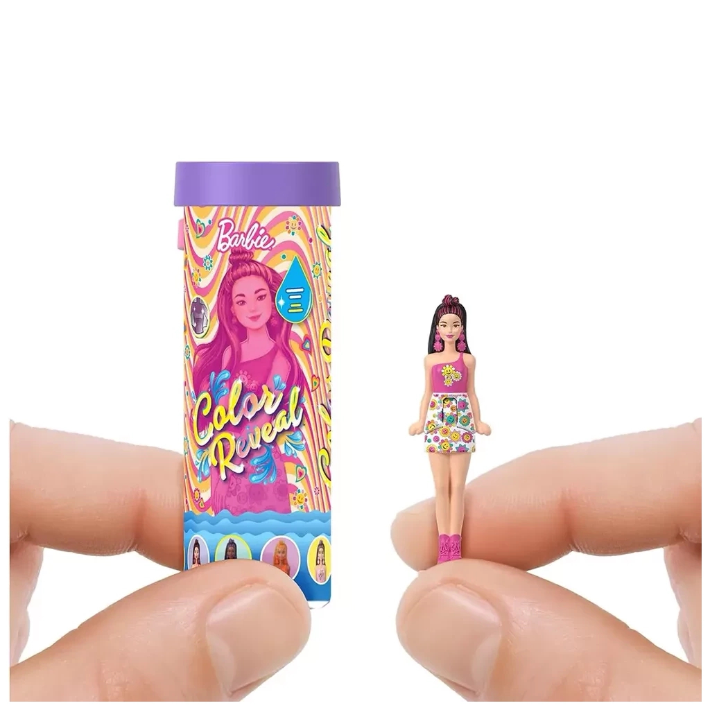 Лялька Barbie сюрприз Mini BarbieLand Color Reveal Райдужні та стильні (JCR08)