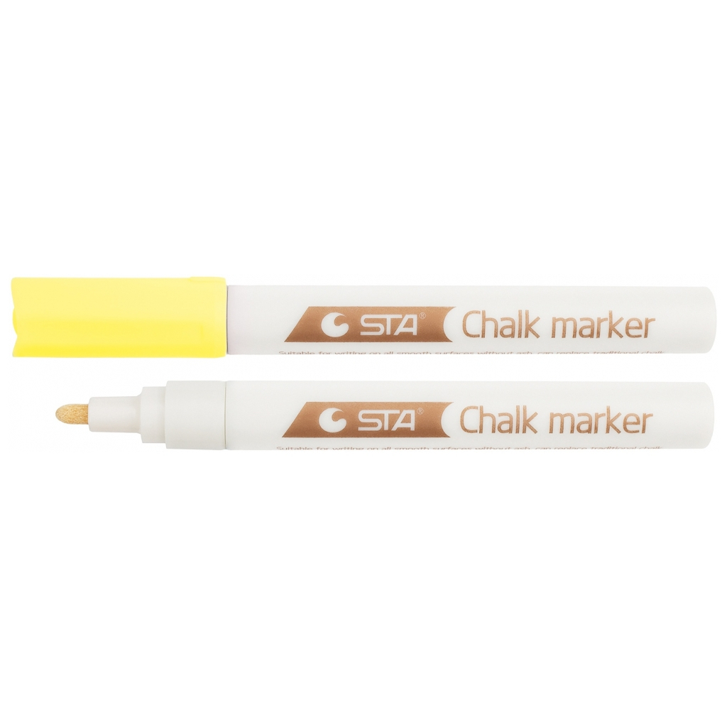 Маркер STA 1010 крейдовий, жовтий (STA1010-F01) Маркер STA 1010 крейдовий, жовтий (STA1010-F01)