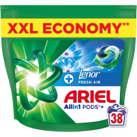 Capsules for washing Ariel Pods+ All-in-1 Touch of Lenor Touch of fresh air Lenor 38 pcs. (8700216764599)
