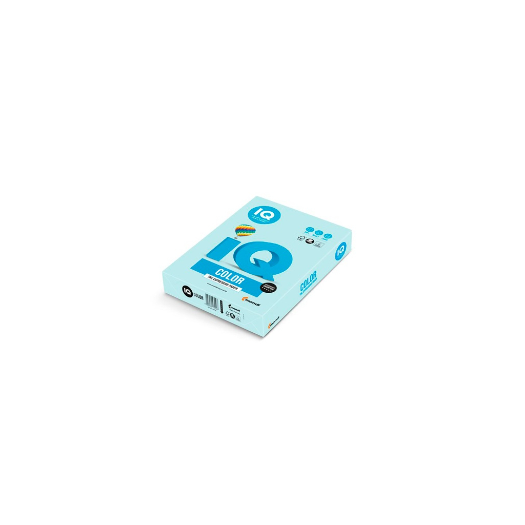 Папір IQ color А4 80g 500sh blue, cyan, light Mondi (BL29/A4/80/IQ)
