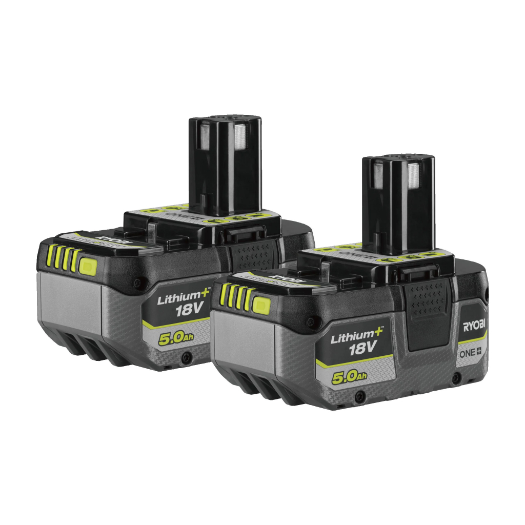 Набір акумулятор + зарядний пристрій Ryobi ONE+ RB1850X2 18V, 2х5Ah (5133005305)