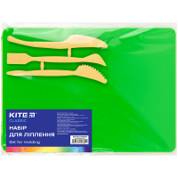 Дошка для пластиліну Kite набір Classic дошка + 3 стеки, зелений (K-1140-04)