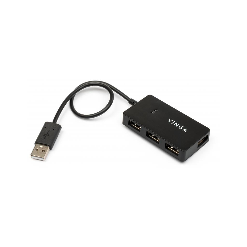 Концентратор Vinga USB2.0 to 4*USB2.0 HUB (VHA2A4N) Концентратор Vinga USB2.0 to 4*USB2.0 HUB (VHA2A4N)