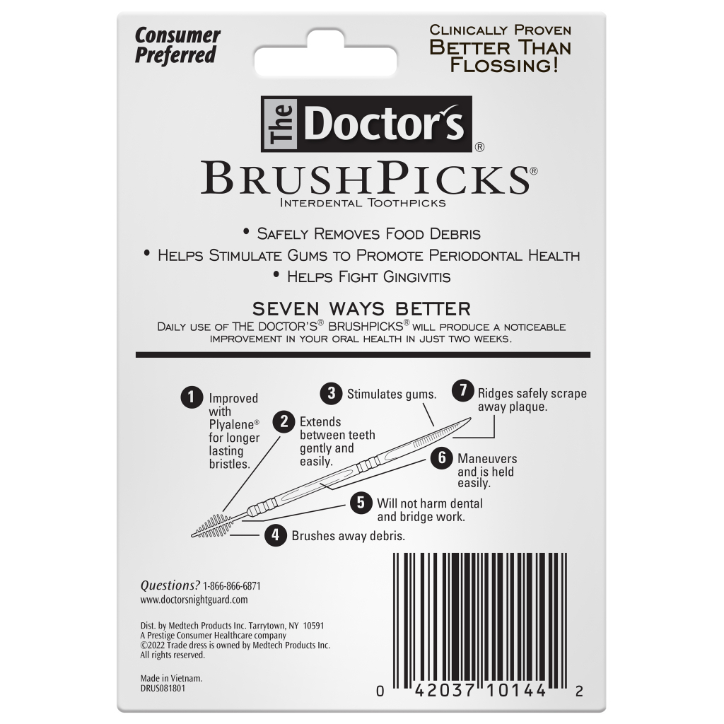 Зубочистки The Doctor's 275 шт. (042037101442)