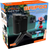 Штатив Media-Tech 3-in-1 Phone Tripod Stand with Bluetooth Remote Black (MT5543)