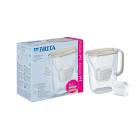 Фільтр-глечик Brita Style Essential MXPro 2.4л + 2 картриджа пісочний (1057797)