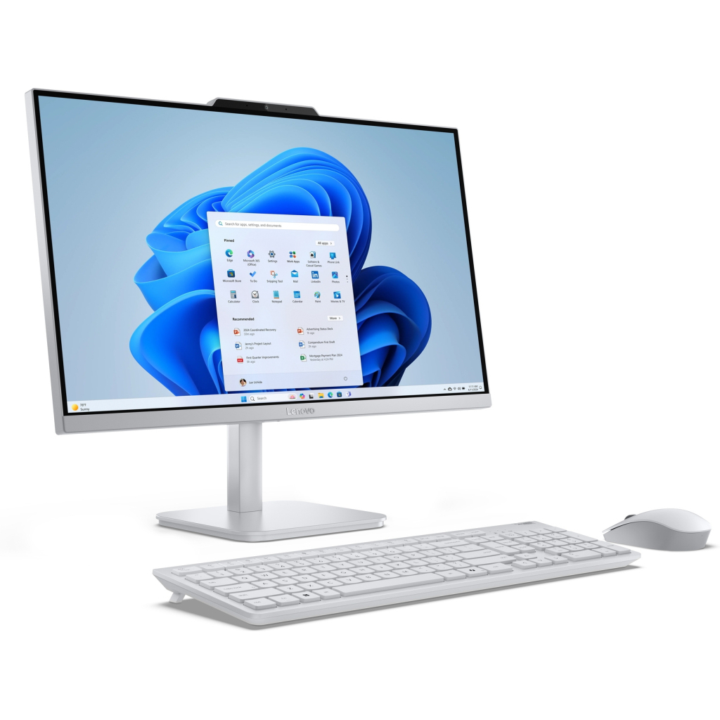 Комп'ютер Lenovo A100 AiO / i3-N305, 8, 512, WKM (F0JN002VUO)